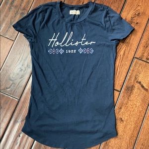 Hollister navy top size S